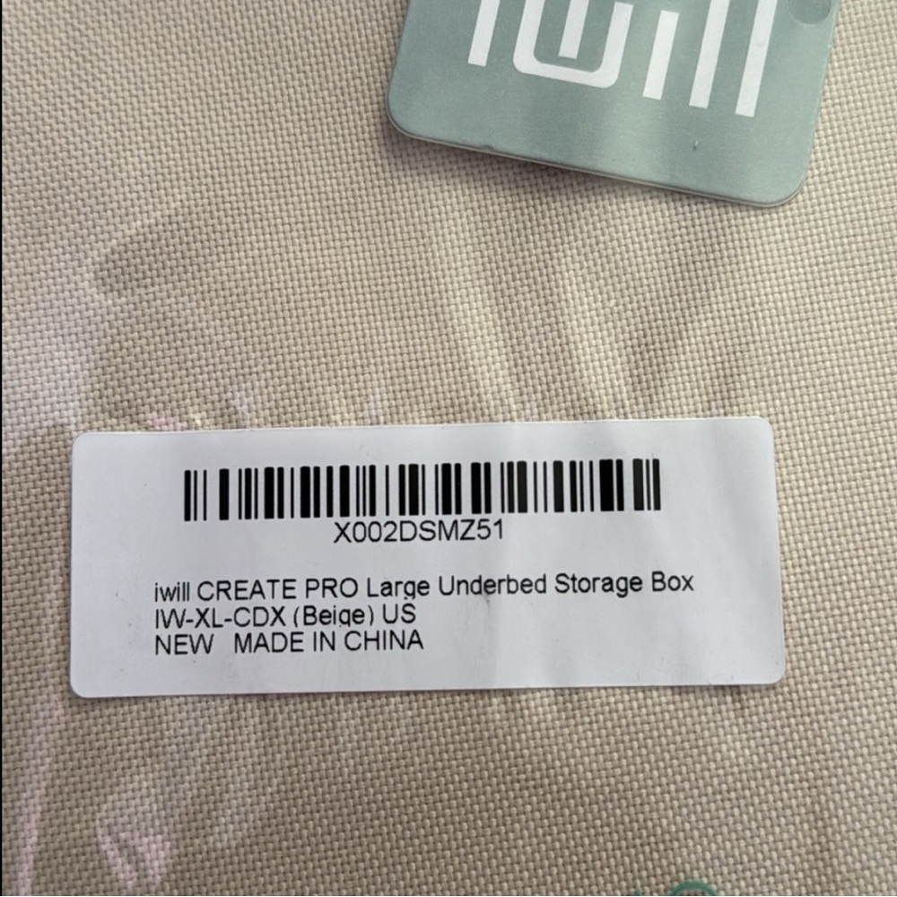 iwii Create Pro Large Underbed Storage Box 39.4*16.9*7" Dorm School - Picture 14 of 14